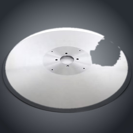 Dairesel kağıt kesme bıçağı — yüksek hassasiyetli çelik disk bıçak